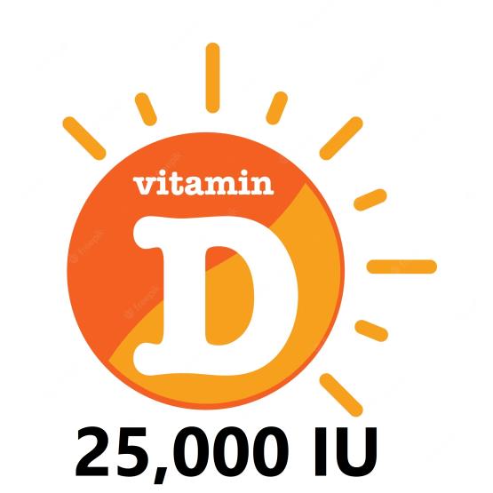 Vitamin D3 - 25,000 IU 