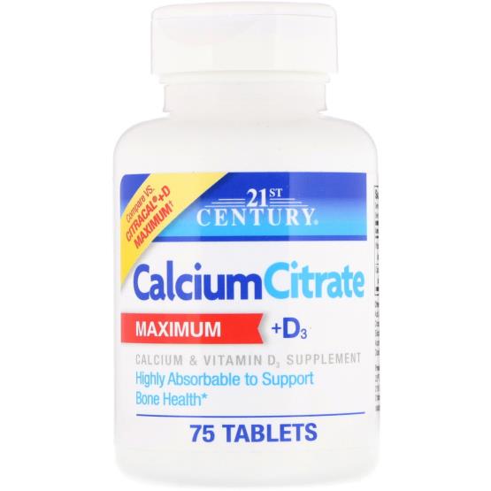 CALCIUM CITRATE 75TAB ... 21st CENTURY