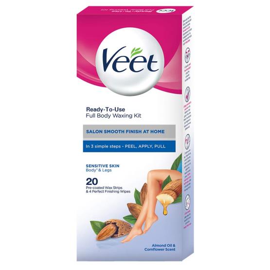 VEET BODY WAXING KIT SENSITIVE SKIN