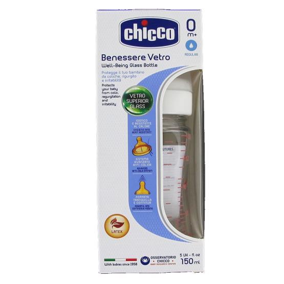 GLASS BOTTLE FEEDING 0M 150ML... CHICCO