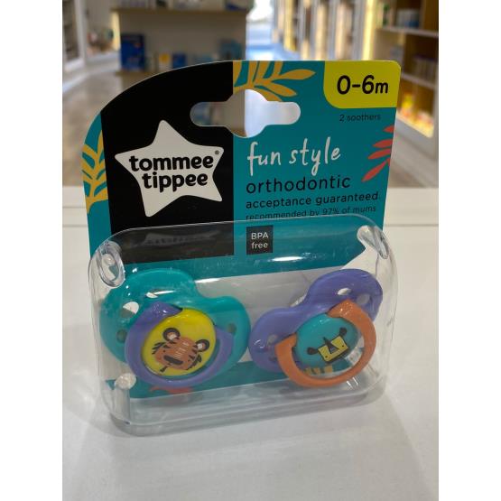 ORTHODONTIC PACIFIER 0-6M ... TOMMEE TIPPEE