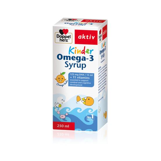 KINDER OMEGA 3 SYRUP 250ML ... DOPPEL HERZ