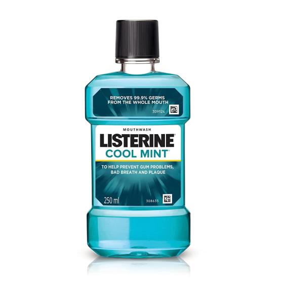 Listerine cool mint mouthwash 250ml