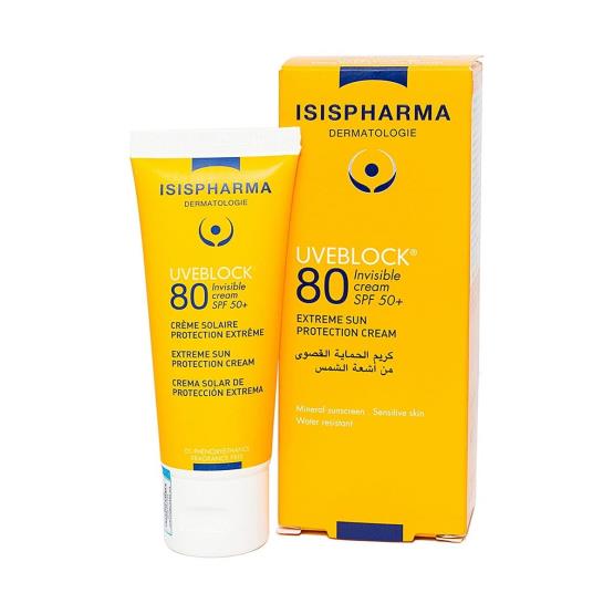 UVEBLOCK SPF 80 INVISIBLE CREAM 40ML ... ISIS