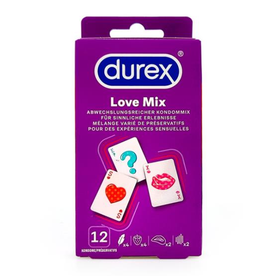 LOVE MIX CONDOM 12PCS ... DUREX