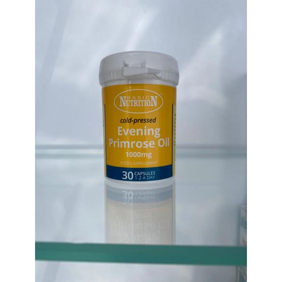 EVENING PRIMROSE OIL 1000MG 30CAPS ... BASIC NUTRITION