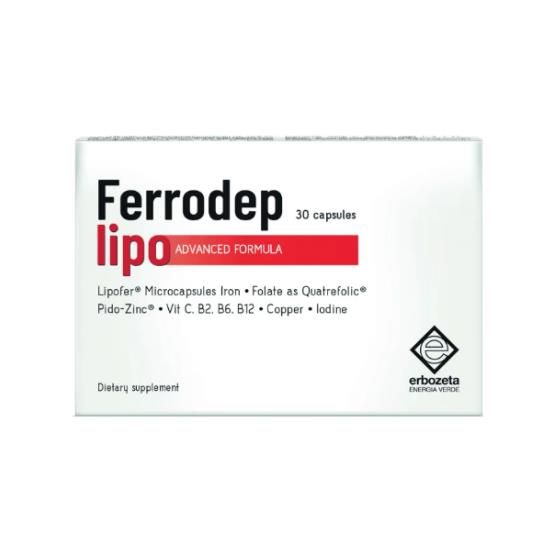 FERRODEP  LIPO 30CAPS ... ERBOZETA