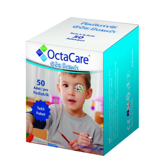 OCTACARE PEDIATRIC EYE PAD FOR BOY 50PCS