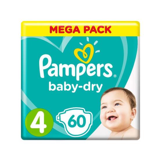 DIAPER 4 60PCS ... PAMPERS