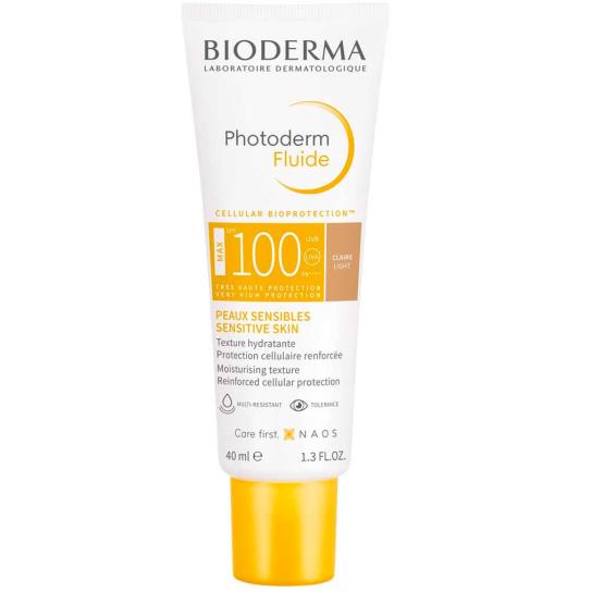 PHOTODERM MAX SPF100 LIGHT TINTED FLUID 40ML ... BIODERMA