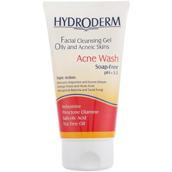 HYDRODERM FACIAL CLEANSING GEL ACNE WASH