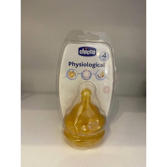 PHYSIOLOGICAL BOTTLE NIPPLE 4M+ 2 PCS ... CHICCO