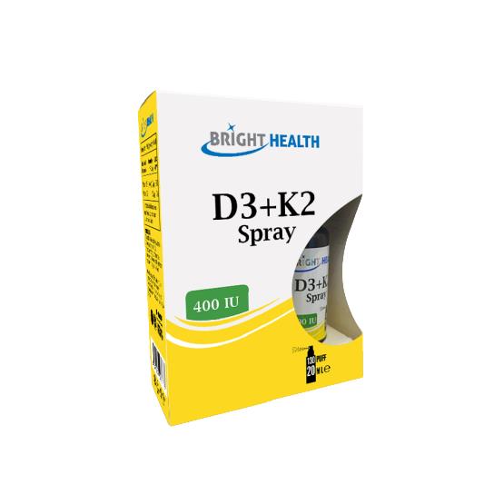 D3 + K2 400IU SPRAY ... BRIGHT HEALTH