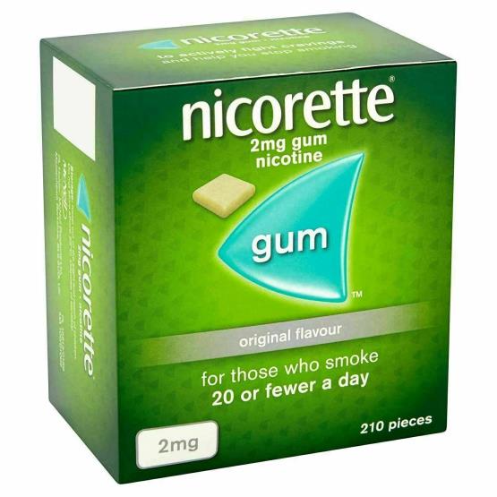 NICORETTE 2MG ORIGINAL FLAVOUR 210PCS