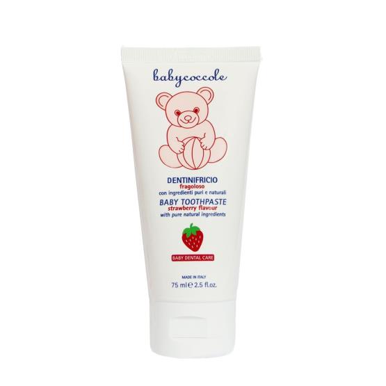 BABY STRAWBERRY TOOTHPASTE 75ML ... BABY COCCOLE