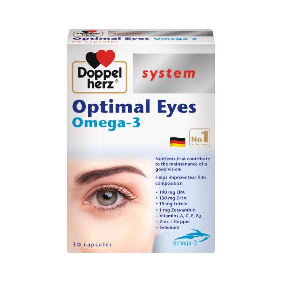 OPTIMAL EYES OMEGA 3 30 CAPS ... DOPPEL HERZ