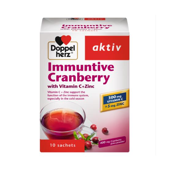 IMMUNITIVE CRANBERRY 10SACHETS ... DOPPEL HERZ