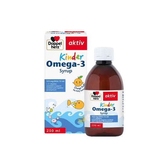 KINDER OMEGA 3 SYRUP 250ML ... DOPPEL HERZ