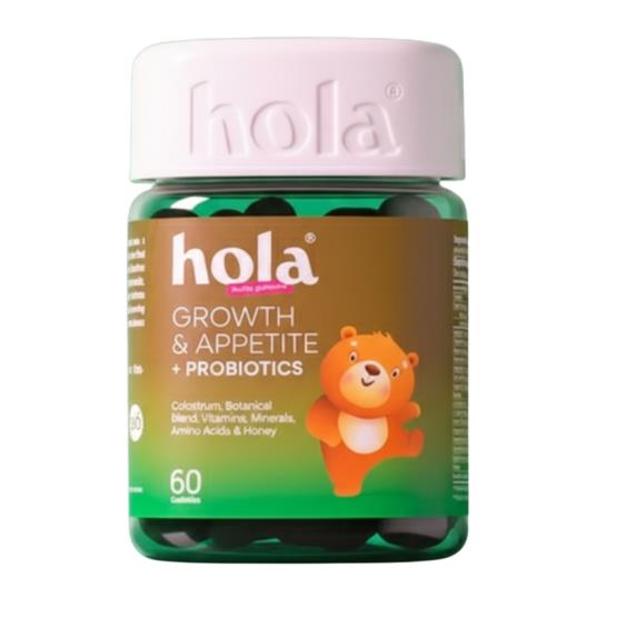 HOLA GROWTH & APPETITE + PROBIOTICS 60 GUMMIES ... HOLA