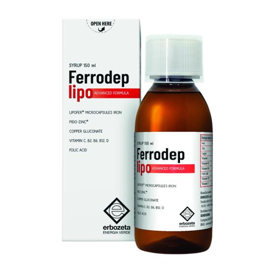 FERRODEP LIPO SYRUP 150ML ... ERBOZETA