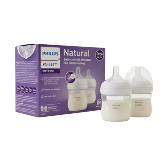 NATURAL RESPONSE FEEDING BOTTLE 0M+ 125ML (2PCS) ... AVENT