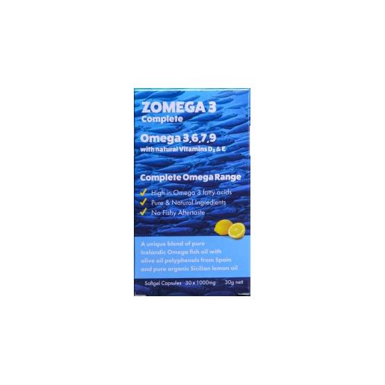 ZOMEGA 3 COMPLETE 3.6.7.9 30SOFTGEL