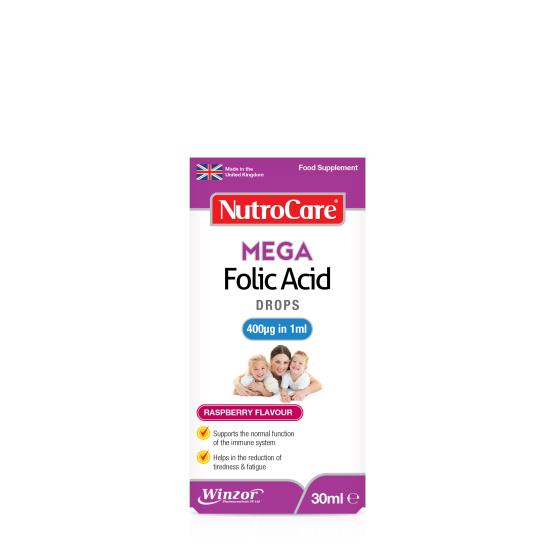 MEGA FOLIC ACID DROP 30ML ... NUTROCARE