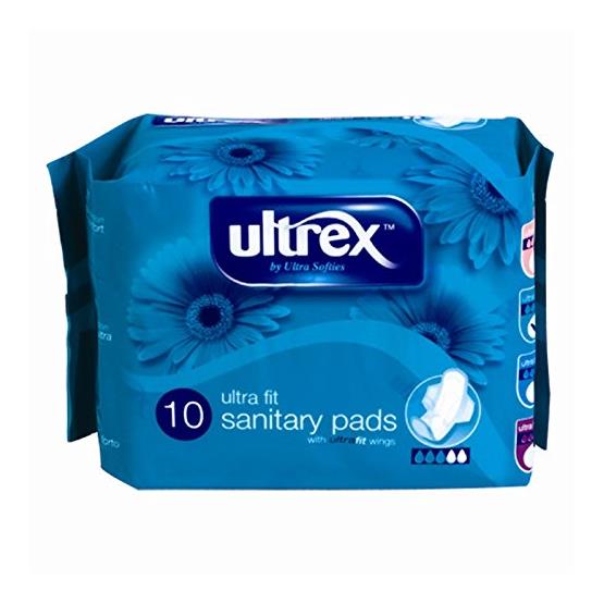 ULTREX 10 ULTRA FIT SANITARY PADS