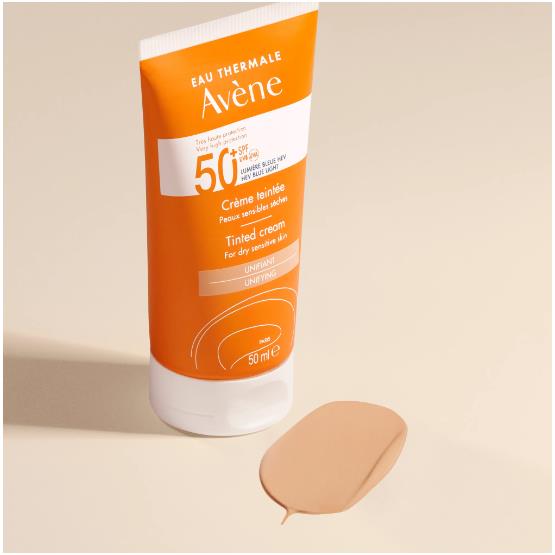 SUNBLOCK SPF50 TINTED CREAM 50ML ... AVENE