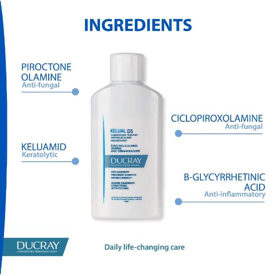 KELUAL DS SHAMPOO 100ML ... DUCRAY