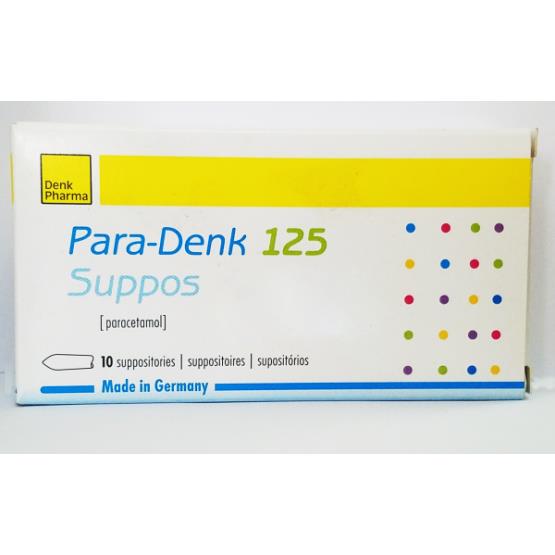 PARA DENK 125MG 10SUPP ... DENK