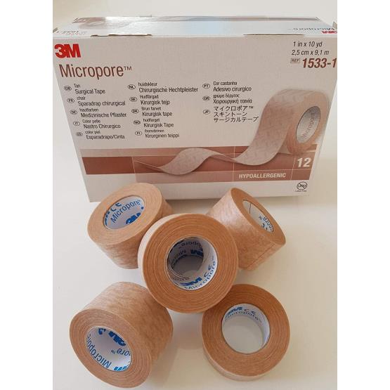 3M MICROPORE BRAWN PLASTER