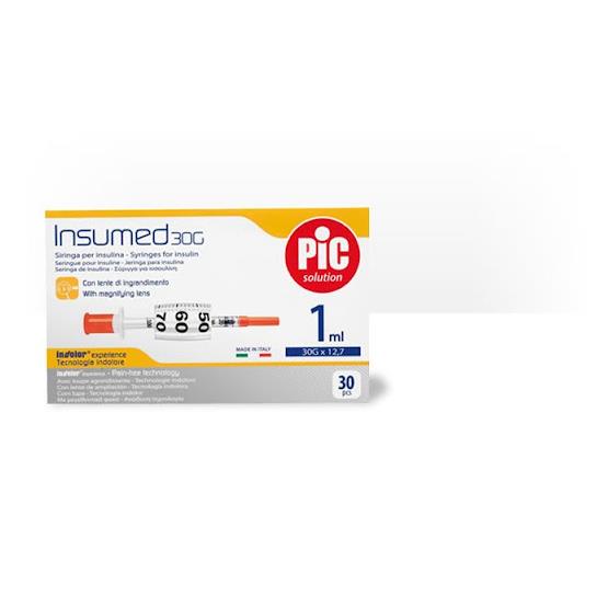 INSUMED INSULIN SYRINGE 1ML 30PCS ... PIC