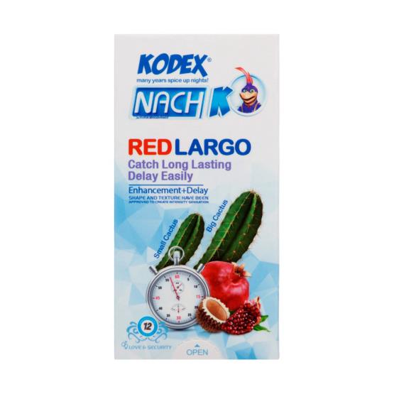 KODEX RED LARGO CONDOMS 12PCS