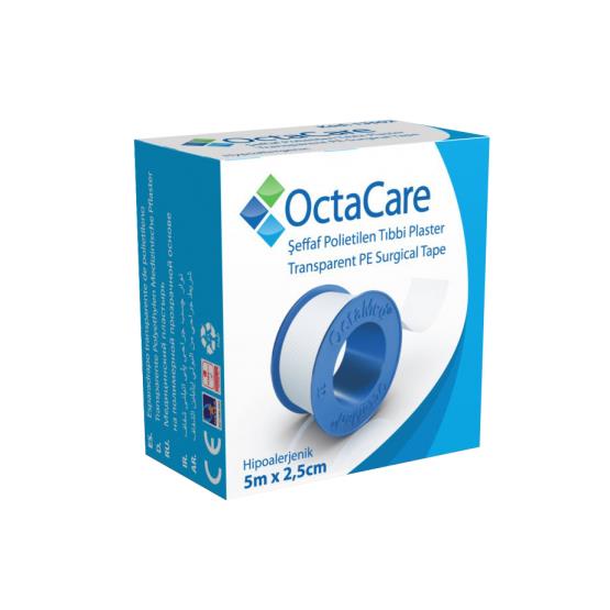 OCTACARE TRANSPARENT PLASTER 5M*2.5CM