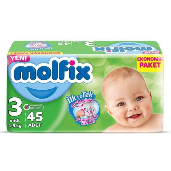 BABY DIAPER 3 45PCS ... MOLFIX