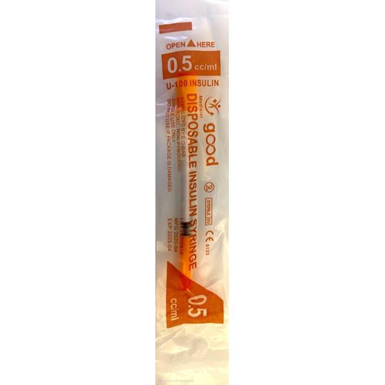 INSULIN SYRINGE 0.5 CC (1 PCS) 