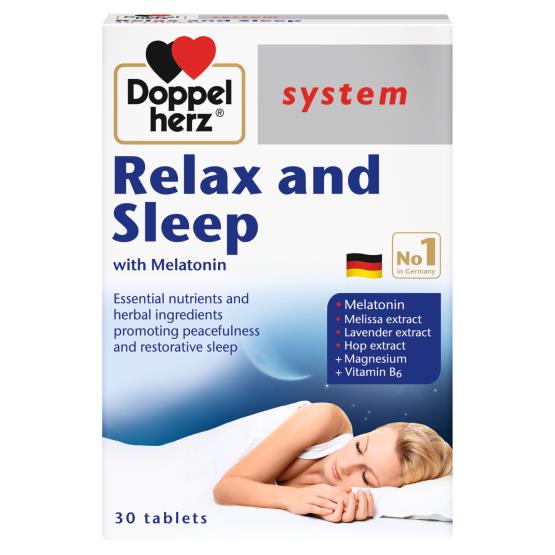 RELAX AND SLEEP SYSTEM 30TAB ... DOPPEL HERZ