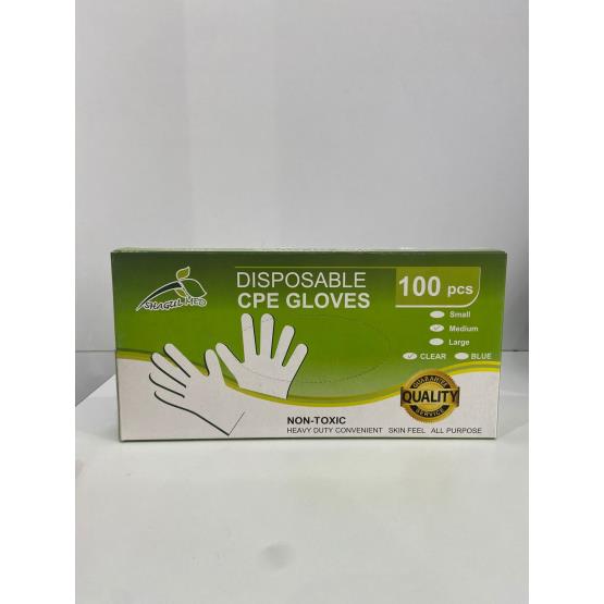 DISPOSABLE CPE GLOVES 