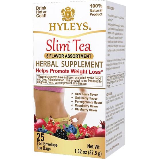 HYLEYS SLIM TEA - 5 FLAVOR ASSORTMENT