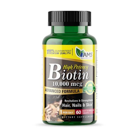 BIOTIN 10,000 MCG 60TAB ... AMS