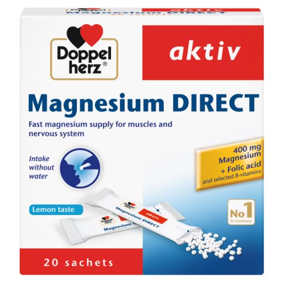 MAGNESIUM DIRECT 20SACHET ... DOPPEL HERZ