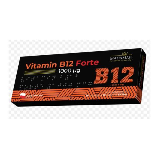 VITAMIN B12 1000MCG 40CAPS ... MADAMAR