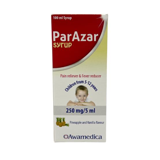 PARAZAR 250MG/5ML SYRUP 100ML ... AWA MEDICA 