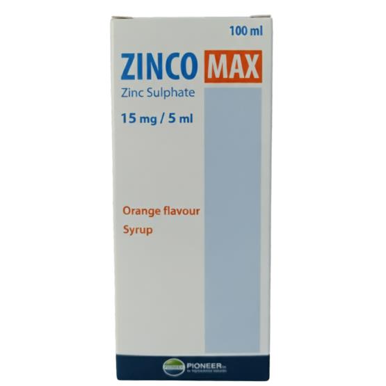 ZINCO MAX 15MG/5ML SYRUP 100ML ... PIONEER