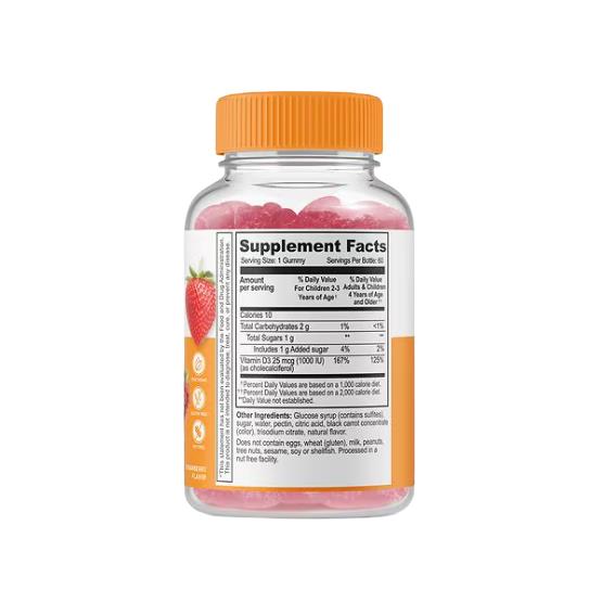 KIDS VITAMIN D3 1000IU 60 GUMMIES ... VITA NUTRITION