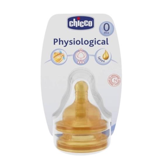PHYSIOLOGICAL BOTTLE NIPPLE 0M  2PCS ... CHICCO